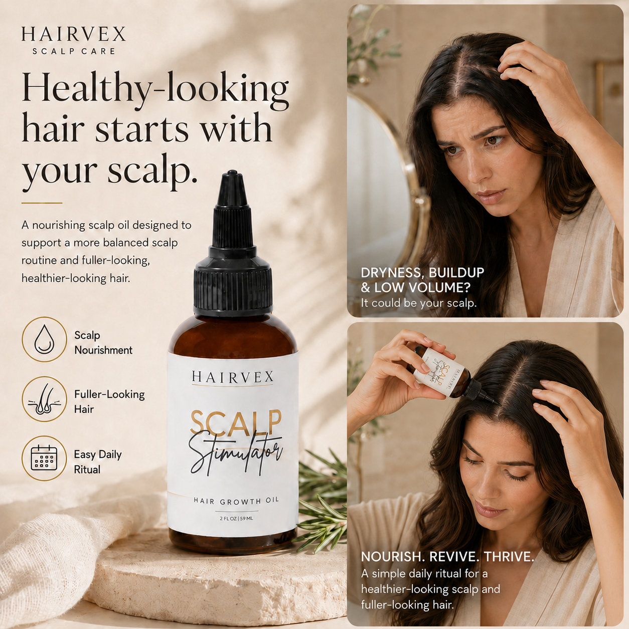 Rosemary Scalp & Hair Oil