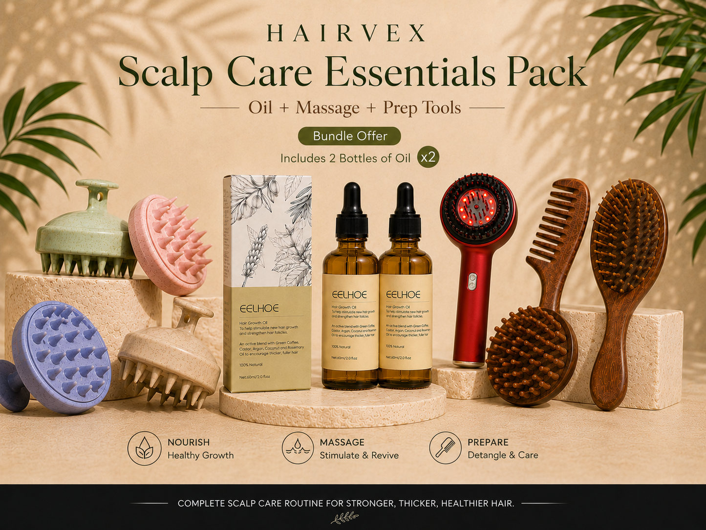 Scalp Oil Care Routine